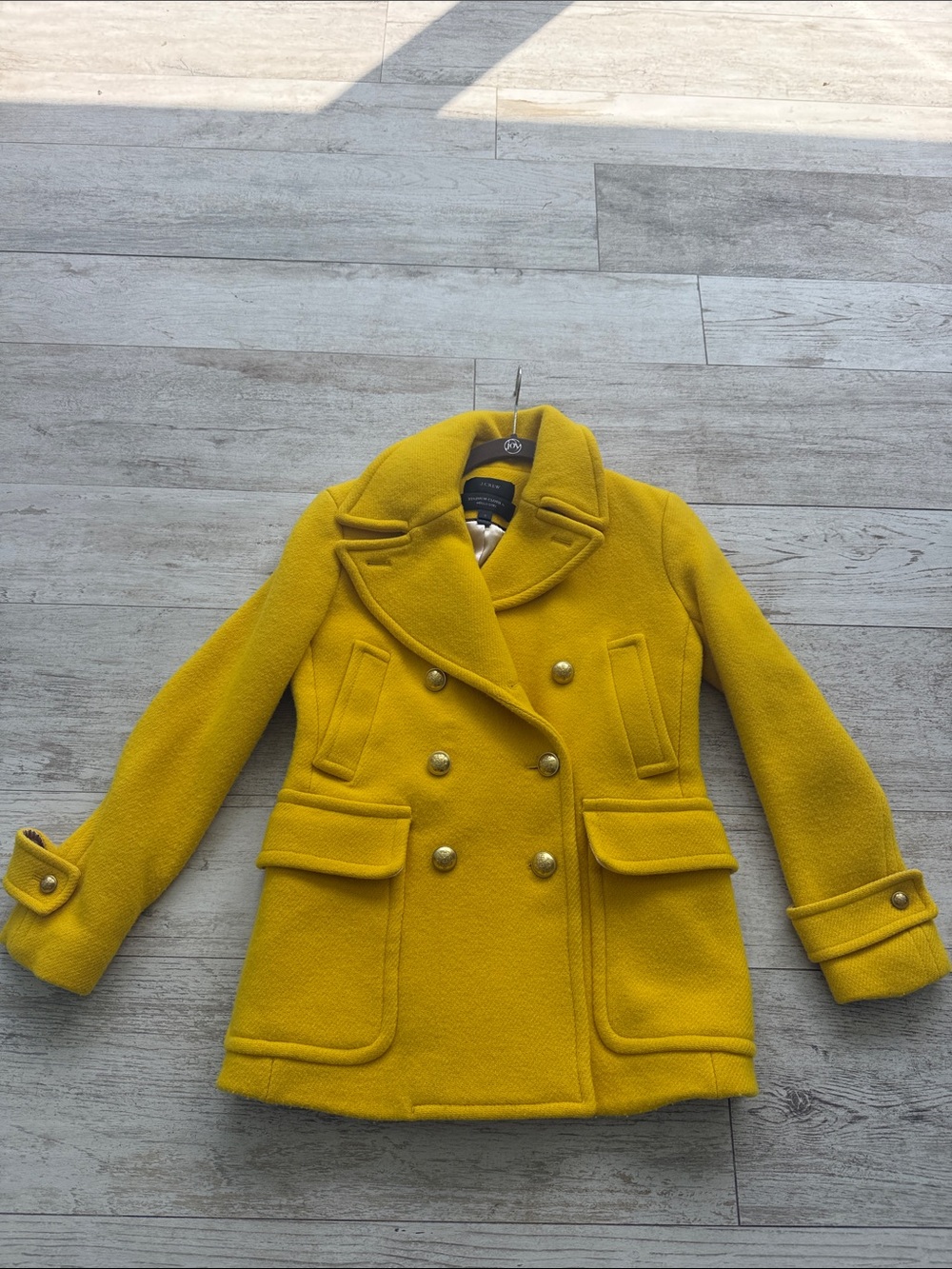 Never used - Elegant yellow coat